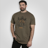 D555 Gorilla Playing Drums T-shirt