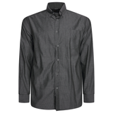 KAM Long Sleeve Geo Print Shirt