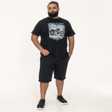D555 Detroit Motor Bike Print T-shirt