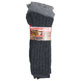Long Padded Lambswool Socks (3 Pack)