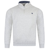Charles Norton Quarter Zip Contrast Sweater