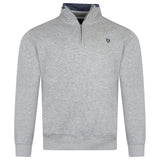 Charles Norton Quarter Zip Contrast Sweater
