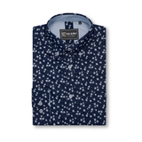 KAM Long Sleeve Floral Print Shirt