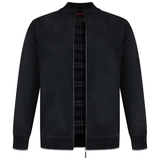 D555 Zip Up Knit Sweatshirt