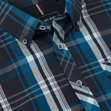KAM Summer Casual Check Shirt