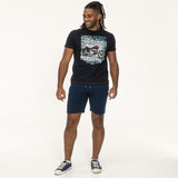 D555 Detroit Motor Bike Print T-shirt