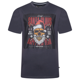 KAM Dead Santa Skull Christmas T-Shirt