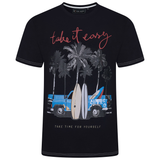 KAM Surf Truck Print T-Shirt