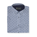 KAM Mens Geo Print Shirt