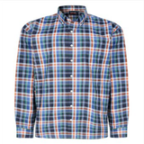 Espionage Long Sleeved Oxford Weave Check Shirt