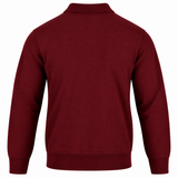 Charles Norton Harrison 3-Button Polo Sweater