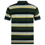 Charles Norton Short Sleeve Striped Polo Shirt