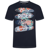 KAM Surf Rider Print T-Shirt