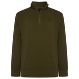 KAM 1/4 Zip Jacquard Knit Top