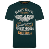 KAM California Finest Goods Printed T-Shirt