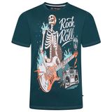 KAM Rock N Roll Print T-Shirt