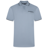 KAM Tipped Collar Polo Shirt