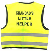 "Grandad's Little Helper" Hi-Vis Kids Vest