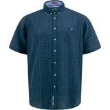 D555 Short Sleeve Linen Blend Shirt