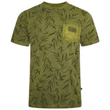 KAM Tokyo Leaf Print T-shirt