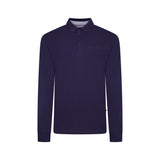 KAM Long Sleeve Polo Pique Shirt