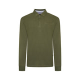 KAM Long Sleeve Polo Pique Shirt