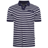 KAM Striped Polo Shirt