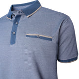 KAM Dobby Polo Shirt With Tipping