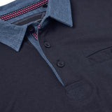 KAM Long Sleeved Casual Rugby Polo Shirt