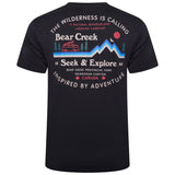 KAM Bear Creek Reverse Print T Shirt