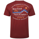 KAM Bear Creek Reverse Print T Shirt