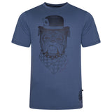 KAM Bull Dog Print T-Shirt
