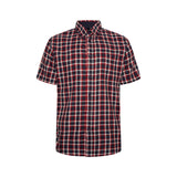 KAM Short Sleeve Check Shirt