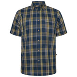 KAM Short Sleeve Check Shirt 6336