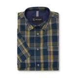 KAM Short Sleeve Check Shirt 6336