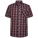 KAM Short Sleeve Check Shirt 6337