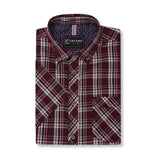 KAM Short Sleeve Check Shirt 6337