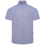 KAM Short Sleeve Linen Mix Shirt