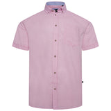 KAM Short Sleeve Linen Mix Shirt