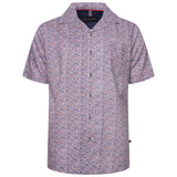 KAM Short Sleeve Floral Hawaiian Shirt