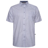 KAM Short Sleeve Jewel Pattern Shirt
