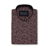 KAM Short Sleeve Floral Print Shirt