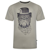 KAM Bull Dog Print T-Shirt