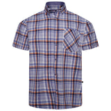KAM Short Sleeve Check Shirt