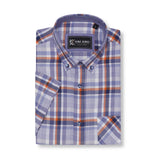 KAM Short Sleeve Check Shirt