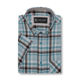 KAM Short Sleeve Check Shirt