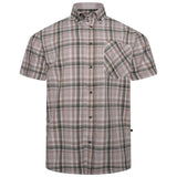 KAM Short Sleeve Check Shirt