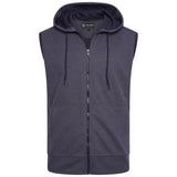 KAM Textured Interlock Zip Thru Gilet