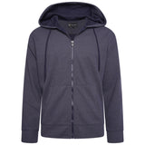 KAM Textured Interlock Zip Up Hoodie