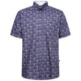 KAM Short Sleeve Premium Floral Shirt